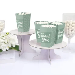 Big Dot Of Happiness Sage Green Elegantly Simple - Guest Party Favor Popcorn Treat Boxes - Set Of 12 -Party Planers Store GUEST ace12f49 ebf5 4e41 a190 8f8130c024ea