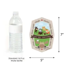 Big Dot Of Happiness Woodland Creatures - Shaped Fill-in Invitations - Baby Shower Or Birthday Party Invitation Cards With Envelopes - Set Of 12 -Party Planers Store GUEST acf2bdd2 32bd 473d 8906 0c4260ffab85