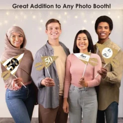 Big Dot Of Happiness We Still Do - 50th Wedding Anniversary - Triangle Anniversary Party Photo Props - Pennant Flag Centerpieces - Set Of 20 10 Big Dot Of Happiness We Still Do - 50th Wedding Anniversary - Triangle Anniversary Party Photo Props - Pennant Flag Centerpieces - Set Of 20 -Party Planers Store GUEST ad2af491 4c31 4348 9880 c668c7dfabe7