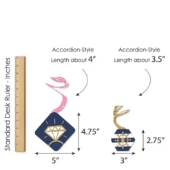 Big Dot Of Happiness Last Sail Before The Veil - Nautical Bachelorette And Bridal Shower Hanging Decor - Party Decoration Swirls - Set Of 40 -Party Planers Store GUEST ae7b7954 2828 4362 bcb5 7cd718e7de9b