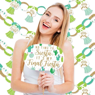 Big Dot Of Happiness Final Fiesta - Banner And Photo Booth Decorations - Last Fiesta Bachelorette Party Supplies Kit - Doterrific Bundle 3 Big Dot Of Happiness Final Fiesta - Banner And Photo Booth Decorations - Last Fiesta Bachelorette Party Supplies Kit - Doterrific Bundle