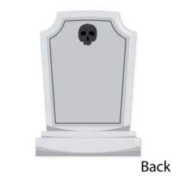 Big Dot Of Happiness Graveyard Tombstones - Shaped Thank You Cards - Halloween Party Thank You Note Cards With Envelopes - Set Of 12 -Party Planers Store GUEST aefe29ab 1fad 4744 848c f9d873a1696c
