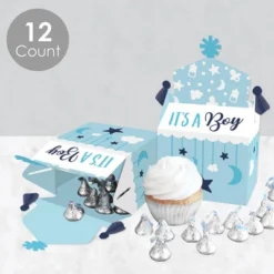 Big Dot Of Happiness It's A Boy - Treat Box Party Favors - Blue Baby Shower Goodie Gable Boxes - Set Of 12 -Party Planers Store GUEST af039855 23fc 40e5 a1e1 15c46e7e4704