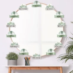 Big Dot Of Happiness Eucalyptus Greenery - DIY Blank Paper Desk Or Locker Labels - Classroom Name Tags - Set Of 32 -Party Planers Store GUEST af7d16c4 566a 4692 b0e0 43705775811e