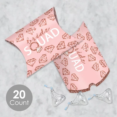 Big Dot Of Happiness Bride Squad - Favor Gift Boxes - Rose Gold Bridal Shower Or Bachelorette Party Petite Pillow Boxes - Set Of 20 3 Big Dot Of Happiness Bride Squad - Favor Gift Boxes - Rose Gold Bridal Shower Or Bachelorette Party Petite Pillow Boxes - Set Of 20