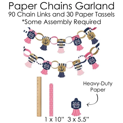 Big Dot Of Happiness Last Sail Before The Veil - Banner & Photo Booth Decor - Nautical Bachelorette Party And Bridal Supplies Kit - Doterrific Bundle 6 Big Dot Of Happiness Last Sail Before The Veil - Banner & Photo Booth Decor - Nautical Bachelorette Party And Bridal Supplies Kit - Doterrific Bundle - Image 4