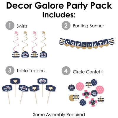 Big Dot Of Happiness Last Sail Before The Veil - Nautical Bachelorette And Bridal Shower Supplies Decoration Kit - Decor Galore Party Pack - 51 Pieces 3 Big Dot Of Happiness Last Sail Before The Veil - Nautical Bachelorette And Bridal Shower Supplies Decoration Kit - Decor Galore Party Pack - 51 Pieces
