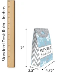 Big Dot Of Happiness Winter Wonderland - Snowflake Holiday And Winter Wedding Gift Favor Bags - Party Goodie Boxes - Set Of 12 -Party Planers Store GUEST b0dc7d59 d126 4274 b223 db4d9dd1490b