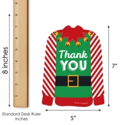 Big Dot Of Happiness Ugly Sweater - Shaped Thank You Cards - Holiday And Christmas Party Shaped Thank You Cards With Envelopes - Set Of 12 10 Big Dot Of Happiness Ugly Sweater - Shaped Thank You Cards - Holiday And Christmas Party Shaped Thank You Cards With Envelopes - Set Of 12 -Party Planers Store GUEST b0fed212 6843 4d9c b9f6 a52e89799905