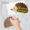Big Dot Of Happiness Forest Hedgehogs - Shaped Fill-In Invitations - Woodland Birthday Party Or Baby Shower Invitation Cards With Envelopes - 12 Ct -Party Planers Store GUEST b160600b e60b 44ec a0c3 61c824213ac7