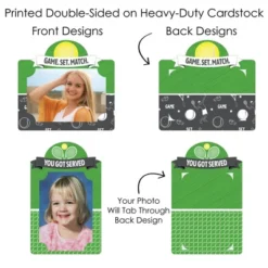 Big Dot Of Happiness You Got Served - Tennis - Baby Shower Or Tennis Ball Birthday Party Picture Centerpiece Sticks - Photo Table Toppers - 15 Pieces -Party Planers Store GUEST b171419b 05ec 42d1 8431 81951d0acdec