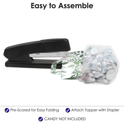 Big Dot Of Happiness Boho Botanical - DIY Greenery Party Clear Goodie Favor Bag Labels - Candy Bags With Toppers - Set Of 24 5 Big Dot Of Happiness Boho Botanical - DIY Greenery Party Clear Goodie Favor Bag Labels - Candy Bags With Toppers - Set Of 24 - Image 3