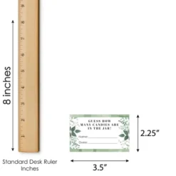 Big Dot Of Happiness Boho Botanical - How Many Candies Greenery Party Game - 1 Stand And 40 Cards - Candy Guessing Game -Party Planers Store GUEST b21748bb c30d 47a1 b5fd 70cc973a1530