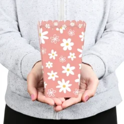 Big Dot Of Happiness Pink Daisy Flowers - Floral Party Favor Popcorn Treat Boxes - Set Of 12 -Party Planers Store GUEST b3c01f69 e771 471e 8752 72daa1367253