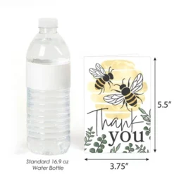 Big Dot Of Happiness Little Bumblebee - Bee Baby Shower Or Birthday Party Thank You Cards (8 Count) -Party Planers Store GUEST b65ccd18 1e84 412d 88aa c9598568a980