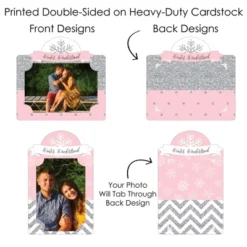 Big Dot Of Happiness Pink Winter Wonderland - Snowflake Birthday Party And Baby Shower Picture Centerpiece Sticks - Photo Table Toppers - 15 Pieces -Party Planers Store GUEST b6a9d77b b6fd 4cca 879c 0ec0dab2dd33