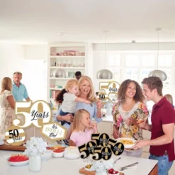 Big Dot Of Happiness We Still Do - 50th Wedding Anniversary - Anniversary Party Centerpiece Sticks - Showstopper Table Toppers - 35 Pieces -Party Planers Store GUEST b73f6716 312d 4fdf b9c7 b05d462cb615