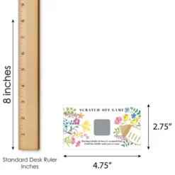 Big Dot Of Happiness Wildflowers Baby - Boho Floral Baby Shower Game Scratch Off Cards - 22 Count -Party Planers Store GUEST b77e4d5f 01c9 4e63 8eb5 7f822c9ee02d