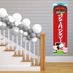 Big Dot Of Happiness Farm Animals - Barnyard Baby Shower Front Door Decoration - Vertical Banner 11 Big Dot Of Happiness Farm Animals - Barnyard Baby Shower Front Door Decoration - Vertical Banner -Party Planers Store GUEST b79624d1 b55f 41ac a08d c5f5c483c851