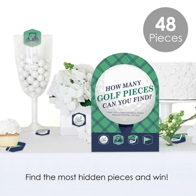 Big Dot Of Happiness Par-Tee Time - Golf - Birthday Or Retirement Party Scavenger Hunt - 1 Stand And 48 Game Pieces - Hide And Find Game 3 Big Dot Of Happiness Par-Tee Time - Golf - Birthday Or Retirement Party Scavenger Hunt - 1 Stand And 48 Game Pieces - Hide And Find Game