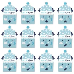 Big Dot Of Happiness It's A Boy - Treat Box Party Favors - Blue Baby Shower Goodie Gable Boxes - Set Of 12 -Party Planers Store GUEST b9045e16 1c93 45ae 9982 a52f871071a4