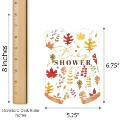 Big Dot Of Happiness Fall Foliage Baby - Picture Bingo Cards And Markers - Autumn Leaves Baby Shower Shaped Bingo Game - Set Of 18 -Party Planers Store GUEST b94fa4ac 215f 4cf3 96c2 13749ab62eca