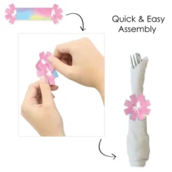 Big Dot Of Happiness Rainbow Unicorn - Magical Unicorn Baby Shower Or Birthday Party Paper Napkin Holder - Napkin Rings - Set Of 24 10 Big Dot Of Happiness Rainbow Unicorn - Magical Unicorn Baby Shower Or Birthday Party Paper Napkin Holder - Napkin Rings - Set Of 24 -Party Planers Store GUEST b9937447 c102 4654 b986 d3410d7d4b11