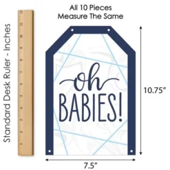 Big Dot Of Happiness It's Twin Boys - Hanging Vertical Paper Door Banners - Blue Twins Baby Shower Wall Decoration Kit - Indoor Door Decor -Party Planers Store GUEST b9d3617a 58d8 4a9b 9cde 6e37090c732f