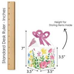 Big Dot Of Happiness Wildflowers - Square Favor Gift Boxes - Boho Floral Party Bow Boxes - Set Of 12 -Party Planers Store GUEST bae3e6de 90d9 4bb2 9a98 d94a943b31e8