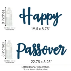 Big Dot Of Happiness Happy Passover - Pesach Party Letter Banner Decoration - 36 Banner Cutouts And Happy Passover Banner Letters -Party Planers Store GUEST bc0f0add be0f 46a1 9f63 7fa7a1d55c4f