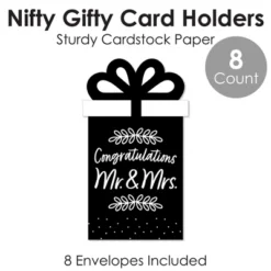 Big Dot Of Happiness Mr. And Mrs. - Black And White Wedding Or Bridal Shower Money And Gift Card Sleeves - Nifty Gifty Card Holders - Set Of 8 10 Big Dot Of Happiness Mr. And Mrs. - Black And White Wedding Or Bridal Shower Money And Gift Card Sleeves - Nifty Gifty Card Holders - Set Of 8 -Party Planers Store GUEST bca1cd50 970d 48ab 8fb1 7b7c6941d384