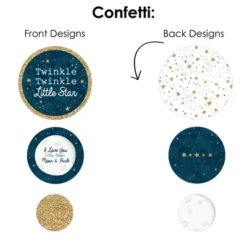 Big Dot Of Happiness Twinkle Twinkle Little Star - Baby Shower Or Birthday Party Decor And Confetti - Terrific Table Centerpiece Kit - Set Of 30 -Party Planers Store GUEST bca5e440 5052 4020 a663 13df6a5dc516