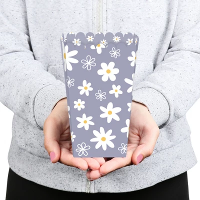 Big Dot Of Happiness Purple Daisy Flowers - Floral Party Favor Popcorn Treat Boxes - Set Of 12 5 Big Dot Of Happiness Purple Daisy Flowers - Floral Party Favor Popcorn Treat Boxes - Set Of 12 - Image 3