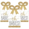 Big Dot Of Happiness It's Twins - Square Favor Gift Boxes - Gold Twins Baby Shower Bow Boxes - Set Of 12 -Party Planers Store GUEST bd6c133e cc09 4174 8567 14c946f56e92