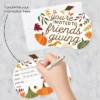 Big Dot Of Happiness Fall Friends Thanksgiving - Shaped Fill-In Invitations - Friendsgiving Party Invitation Cards With Envelopes - Set Of 12 -Party Planers Store GUEST bdac28dc cb52 4031 8e8f f61d3007b1be