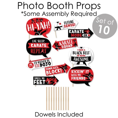 Big Dot Of Happiness Karate Master - Banner And Photo Booth Decorations - Martial Arts Birthday Party Supplies Kit - Doterrific Bundle 7 Big Dot Of Happiness Karate Master - Banner And Photo Booth Decorations - Martial Arts Birthday Party Supplies Kit - Doterrific Bundle - Image 5