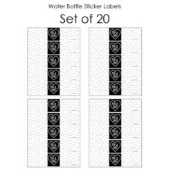Big Dot Of Happiness Mr. And Mrs. - Black And White Wedding Or Bridal Shower Water Bottle Sticker Labels - Set Of 20 6 Big Dot Of Happiness Mr. And Mrs. - Black And White Wedding Or Bridal Shower Water Bottle Sticker Labels - Set Of 20 -Party Planers Store GUEST bdfec056 2810 47a2 8818 53512d8a991a