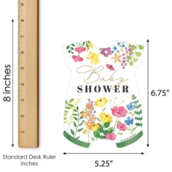 Big Dot Of Happiness Wildflowers Baby - Picture Bingo Cards And Markers - Boho Floral Baby Shower Shaped Bingo Game - Set Of 18 -Party Planers Store GUEST bef9aece 603a 407f a17a d3a36bc906fd