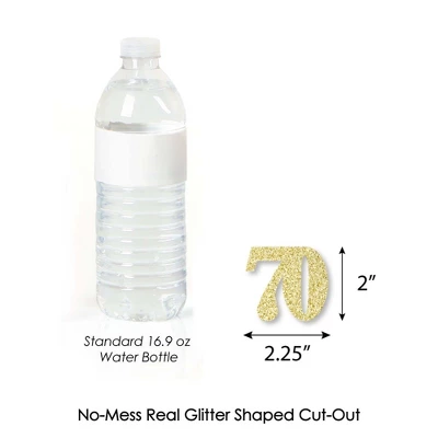 Big Dot Of Happiness Gold Glitter 70 - No-Mess Real Gold Glitter Cut-Out Numbers - 70th Birthday Party Confetti - Set Of 24 4 Big Dot Of Happiness Gold Glitter 70 - No-Mess Real Gold Glitter Cut-Out Numbers - 70th Birthday Party Confetti - Set Of 24 - Image 2