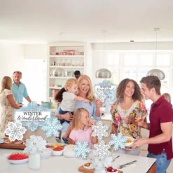 Big Dot Of Happiness Winter Wonderland - Snowflake Holiday Party And Winter Wedding Centerpiece Sticks - Showstopper Table Toppers - 35 Pieces -Party Planers Store GUEST bfd29168 6199 49e2 a5c0 f8355bbb0d89