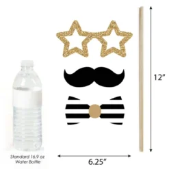 Big Dot Of Happiness Mr. And Mr. - Gold - Gay Wedding Photo Booth Props Kit - 20 Count -Party Planers Store GUEST c0d60e4b 299f 463d bb85 700f15f34847