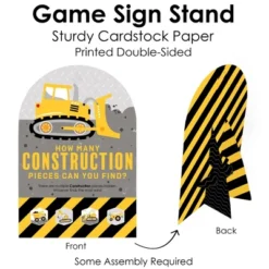 Big Dot Of Happiness Dig It - Construction Party Zone - Baby Shower Or Birthday Party Scavenger Hunt - 1 Stand And 48 Game Pieces - Hide And Find Game 11 Big Dot Of Happiness Dig It - Construction Party Zone - Baby Shower Or Birthday Party Scavenger Hunt - 1 Stand And 48 Game Pieces - Hide And Find Game -Party Planers Store GUEST c2326f85 64a5 4797 86a8 ec3be2d97ad0