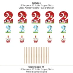 Big Dot Of Happiness 2nd Birthday Farm Animals - Barnyard Second Birthday Party Centerpiece Sticks - Table Toppers - Set Of 15 12 Big Dot Of Happiness 2nd Birthday Farm Animals - Barnyard Second Birthday Party Centerpiece Sticks - Table Toppers - Set Of 15 -Party Planers Store GUEST c2ea451a 7591 47be b63b e8afd3d9a85f