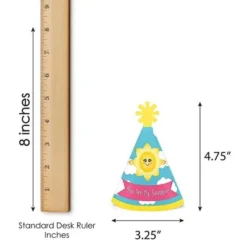 Big Dot Of Happiness You Are My Sunshine - Mini Cone Baby Shower Or Birthday Party Hats - Small Little Party Hats - Set Of 8 -Party Planers Store GUEST c37e52c1 6edb 47e2 9280 a70fd625a3ac
