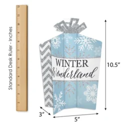 Big Dot Of Happiness Winter Wonderland - Snowflake Holiday Party And Winter Wedding Decor And Confetti - Terrific Table Centerpiece Kit - Set Of 30 -Party Planers Store GUEST c3842c47 337a 46f7 8e18 deaa03f34e24