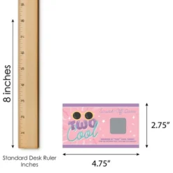 Big Dot Of Happiness Two Cool - Girl - Pastel 2nd Birthday Party Game Scratch Off Cards - 22 Count -Party Planers Store GUEST c5552d93 5225 41b8 b31d 3080e661f112