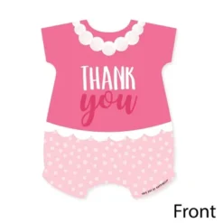 Big Dot Of Happiness It's A Girl - Shaped Thank You Cards - Pink Baby Shower Thank You Note Cards With Envelopes - Set Of 12 8 Big Dot Of Happiness It's A Girl - Shaped Thank You Cards - Pink Baby Shower Thank You Note Cards With Envelopes - Set Of 12 -Party Planers Store GUEST c7228166 8fb1 4d6d b83b 6c89993e2b79