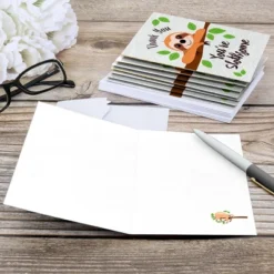 Big Dot Of Happiness Let's Hang - Sloth - Baby Shower Or Birthday Party Thank You Cards (8 Count) -Party Planers Store GUEST c73d0b1c 8d50 4315 9a6f efcbeb999751