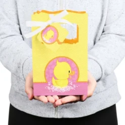 Big Dot Of Happiness Pink Ducky Duck - Girl Baby Shower Or Birthday Party Favor Boxes - Set Of 12 -Party Planers Store GUEST c766c5b1 6734 4158 ac20 cdb4e39edaab