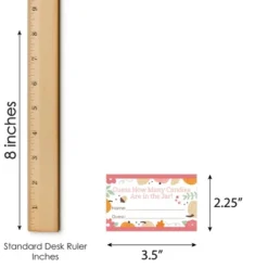 Big Dot Of Happiness Girl Little Pumpkin - How Many Candies Fall Birthday Party Or Baby Shower Game - 1 Stand And 40 Cards - Candy Guessing Game -Party Planers Store GUEST c8264123 a217 4c1a 9a2f 60a143bb7cfe
